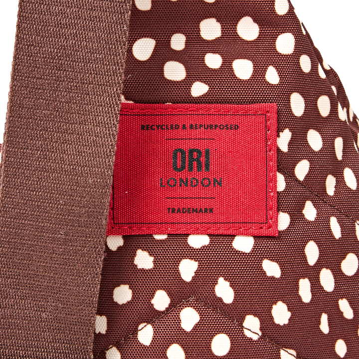 Willesden Sling Bag in Brown Dot