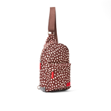 Willesden Sling Bag in Brown Dot