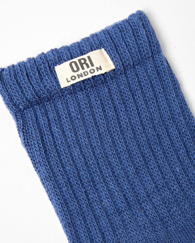 Windsor Crew Socks for Women in Coastal Blue