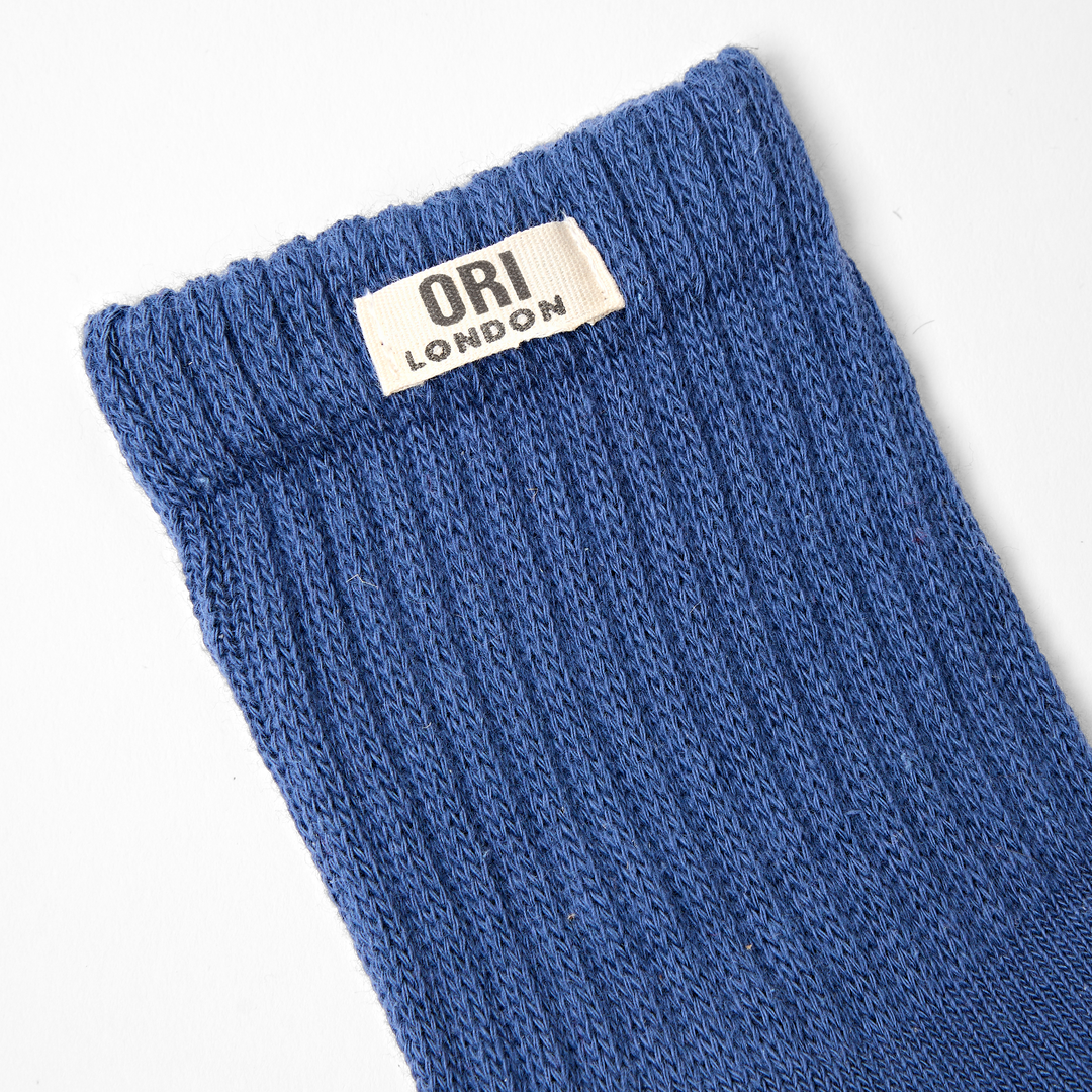 Windsor Crew Socks for Women in Coastal Blue