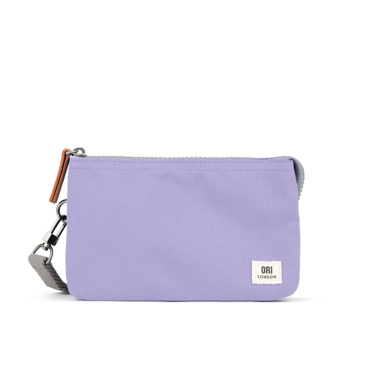 Carnaby with Wrist Strap Lavender Recycled Canvas