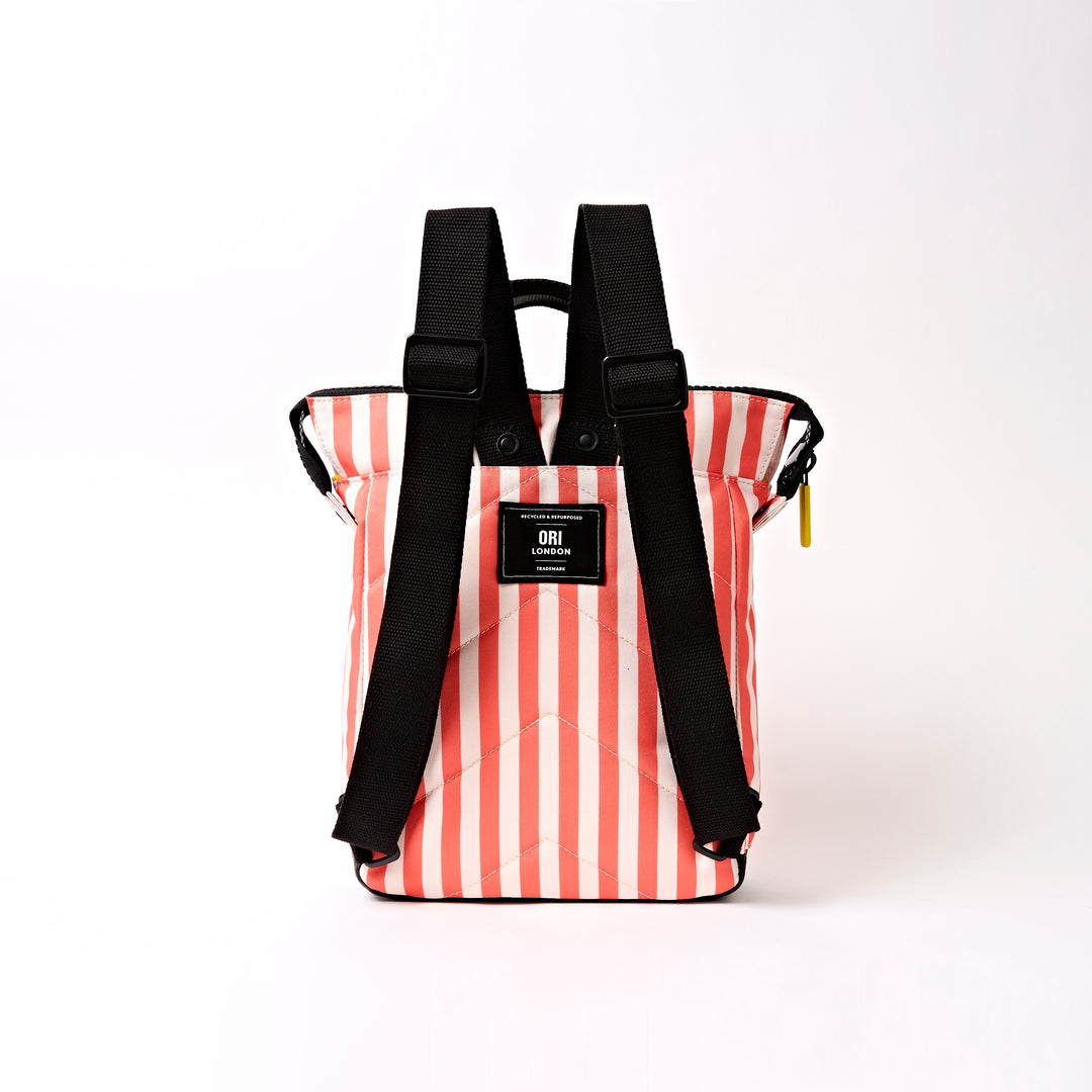 Bantry Backpack in Coral Stripe