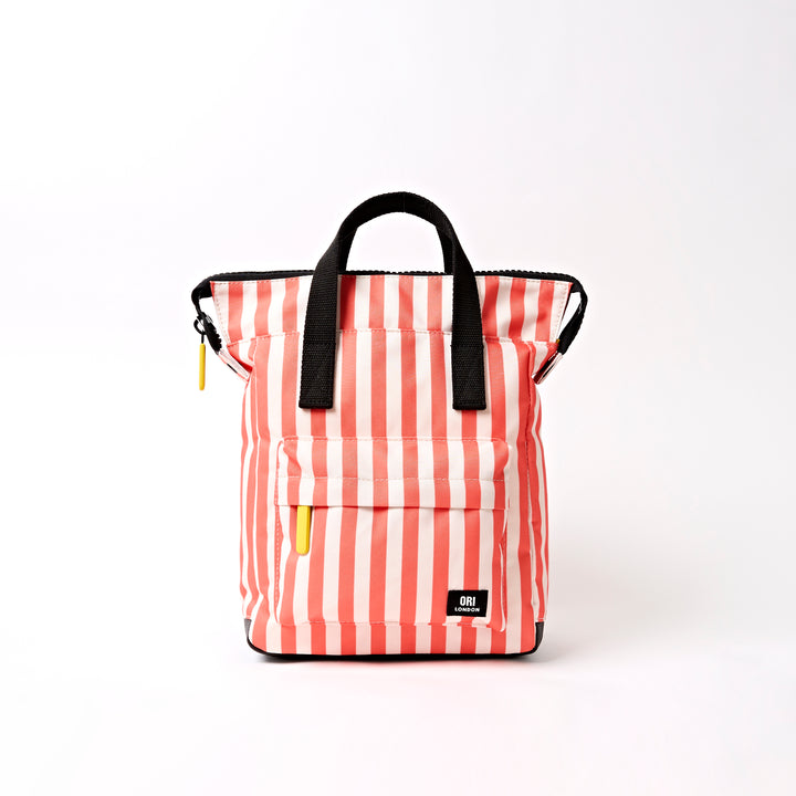 Bantry Backpack in Coral Stripe