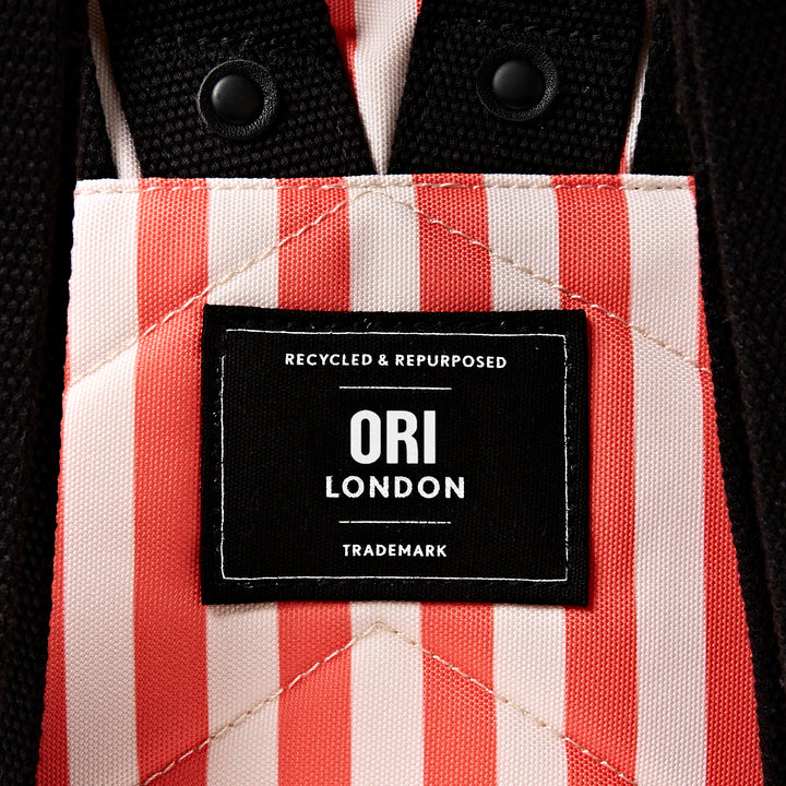 Bantry Backpack in Coral Stripe