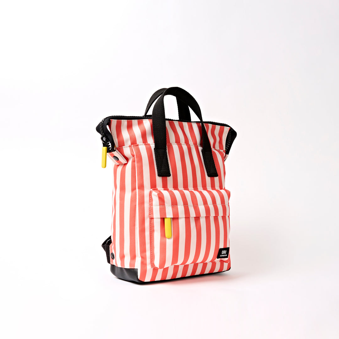 Bantry Backpack in Coral Stripe