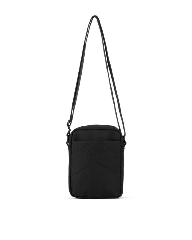 All Black Bond Pocket Crossbody Bag in Ash