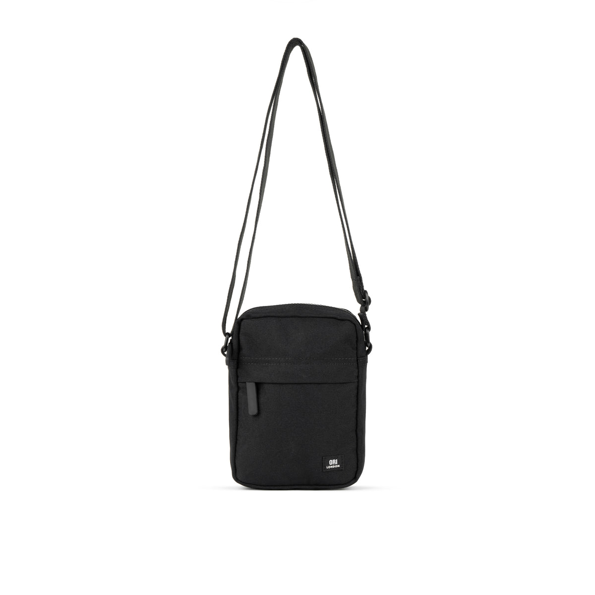 All Black Bond Pocket Crossbody Bag in Ash