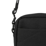 All Black Bond Pocket Crossbody Bag in Ash