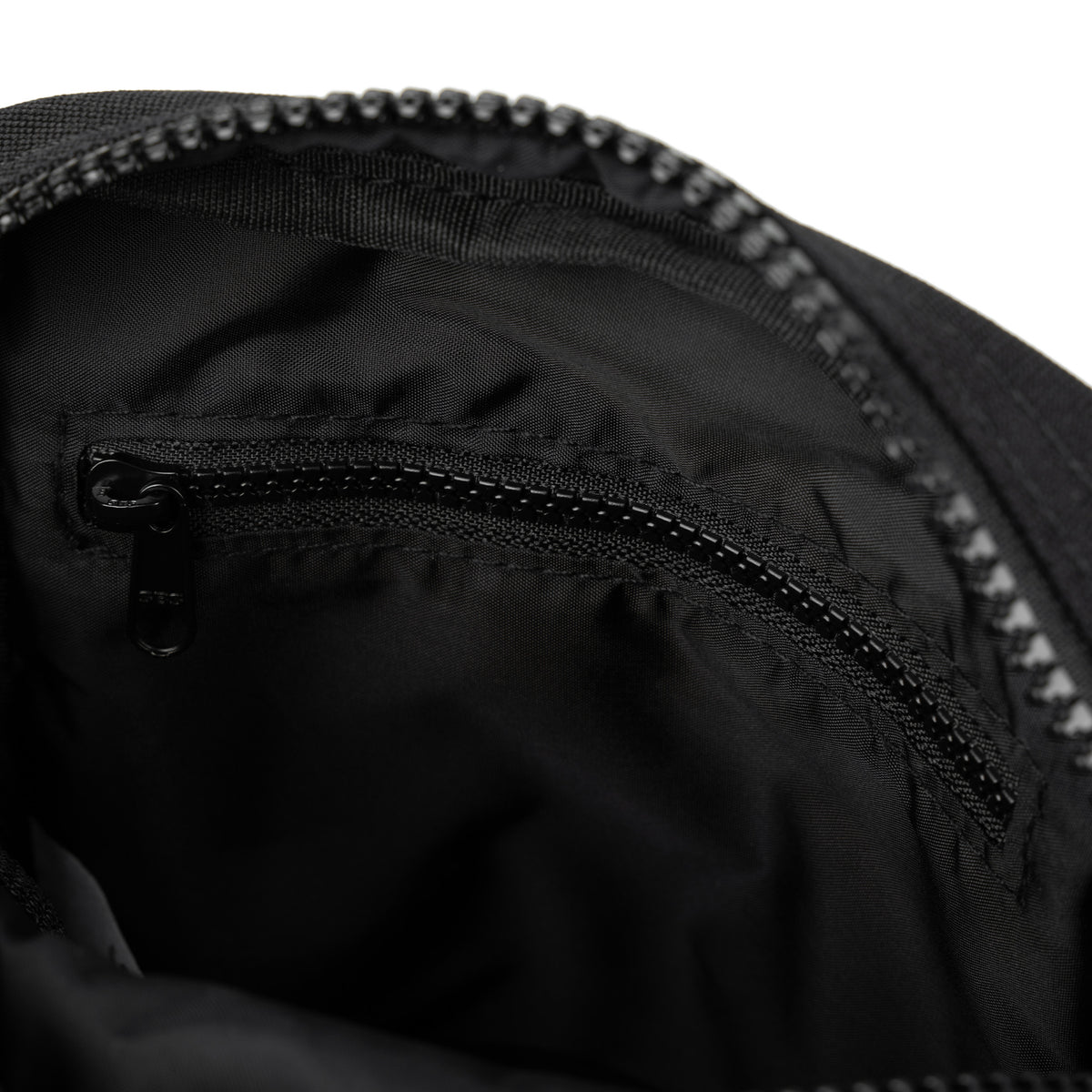 All Black Bond Pocket Crossbody Bag in Ash