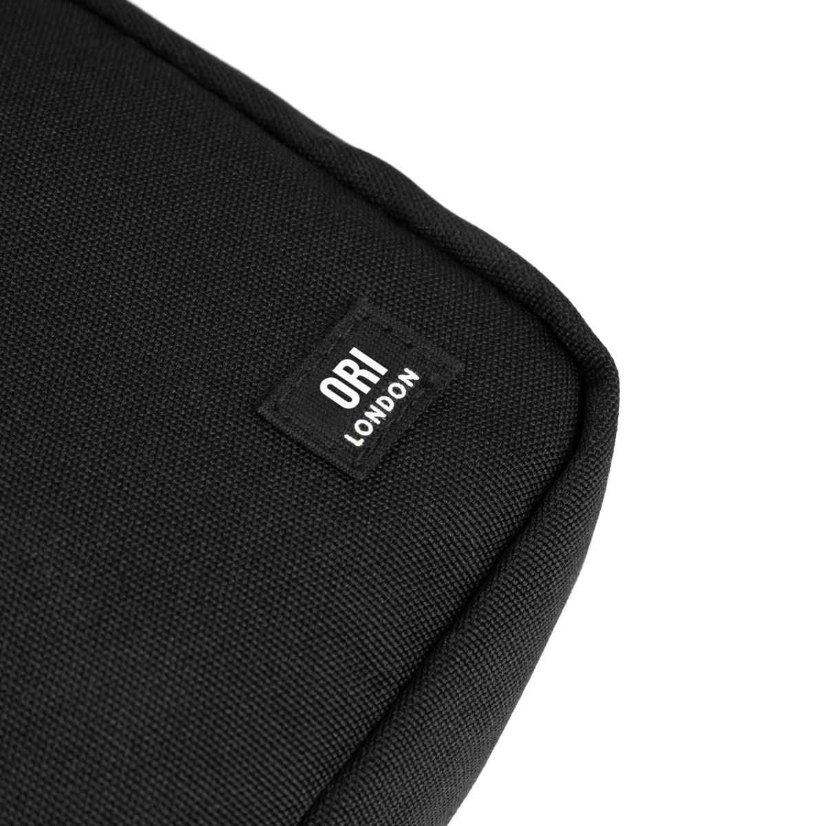 All Black Bond Pocket Crossbody Bag in Ash
