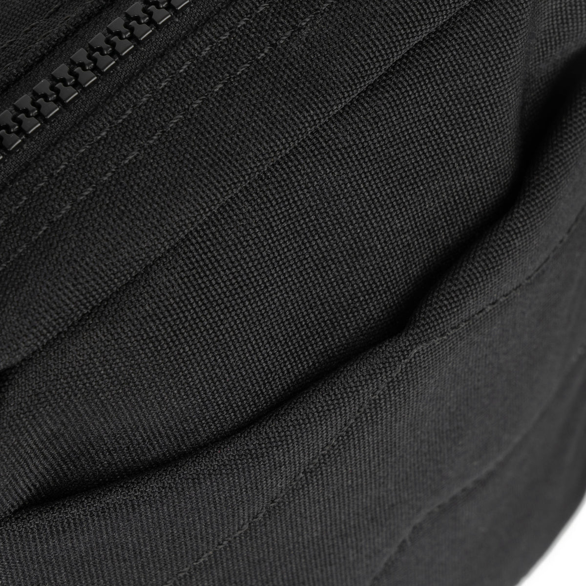 All Black Bond Pocket Crossbody Bag in Ash