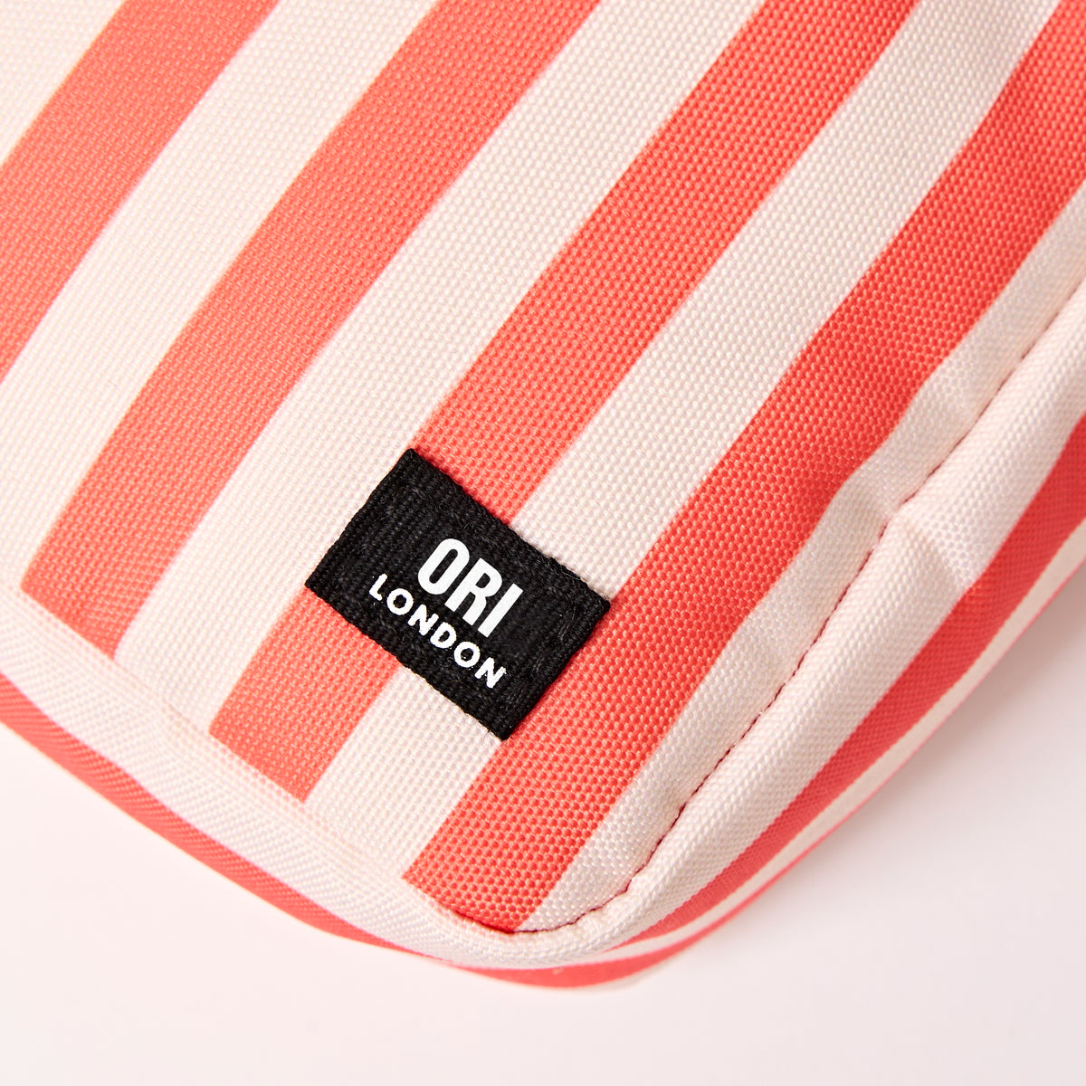 Bond Pocket Crossbody Bag in Coral Stripe