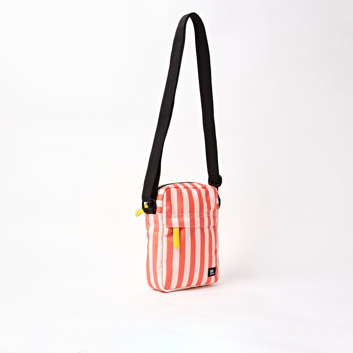 Bond Pocket Crossbody Bag in Coral Stripe