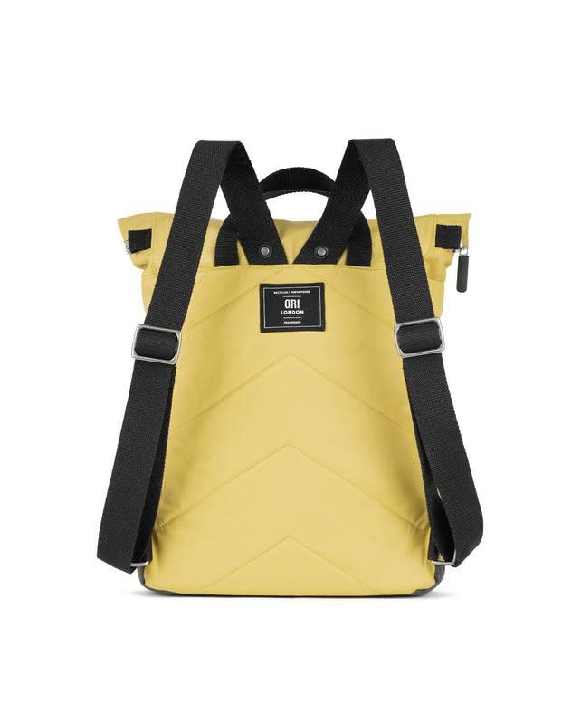 Black Label Canfield Roll Top Backpack in Bamboo
