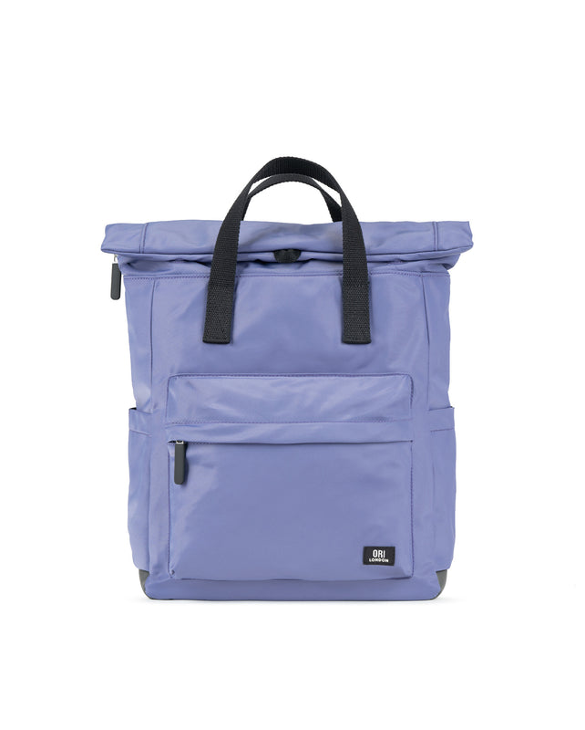 Black Label Canfield Roll Top Backpack in Dusted Peri