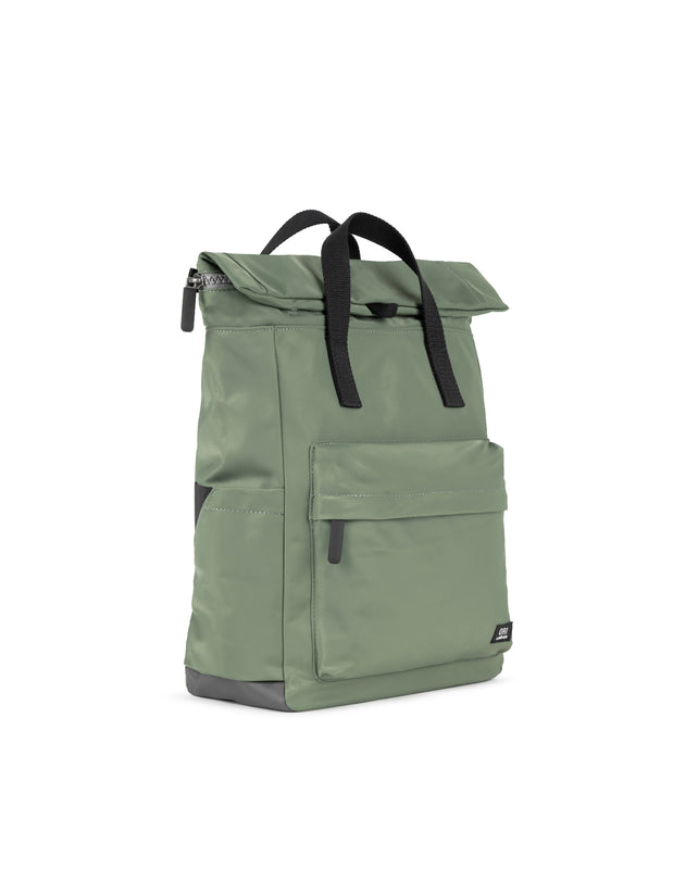 Black Label Canfield Roll Top Backpack in Granite