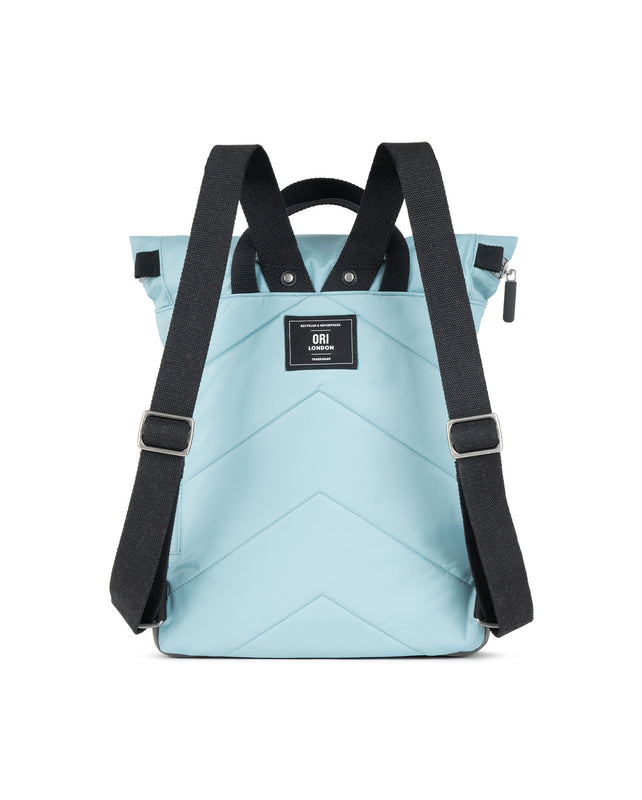 Black Label Canfield Roll Top Backpack in Spearmint