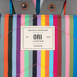 Canfield Roll Top Backpack in Multi Stripe