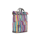 Canfield Roll Top Backpack in Multi Stripe