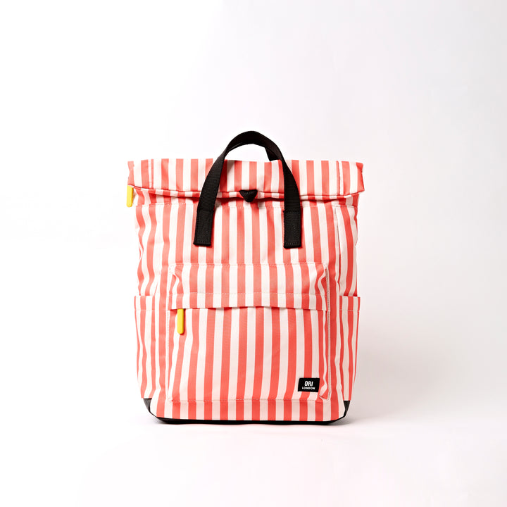 Canfield Backpack in Coral Stripe