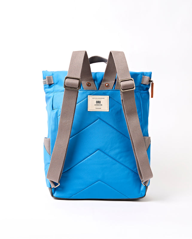 Canfield Roll Top Backpack in Malibu Blue