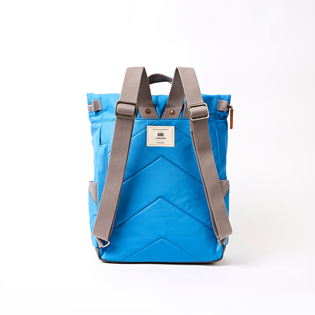 Canfield Roll Top Backpack in Malibu Blue