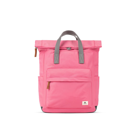 ORI LONDON Canfield Rolltop Backpack – Weatherproof Nylon, 16.5x11.8x4.7”, Eco-Friendly, Multiple Pockets