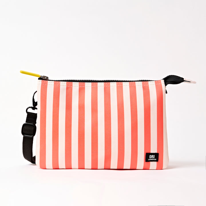 Carnaby Crossbody Bag in Coral Stripe