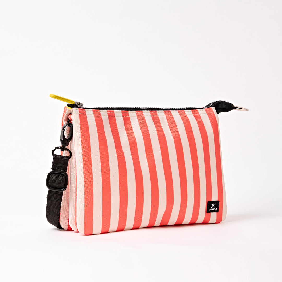 Carnaby Crossbody Bag in Coral Stripe