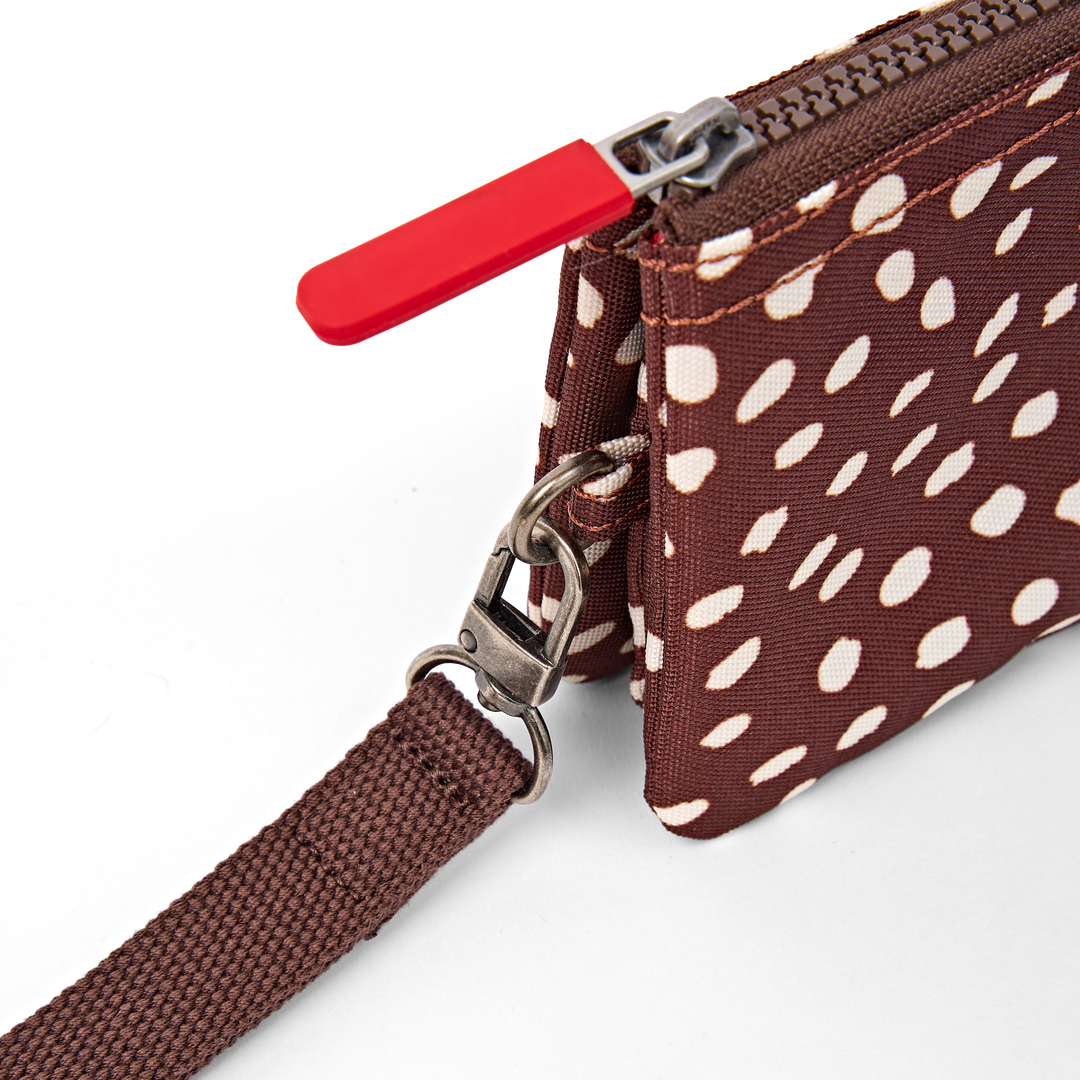 Carnaby Wallet in Brown Dot