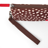 Carnaby Wallet in Brown Dot