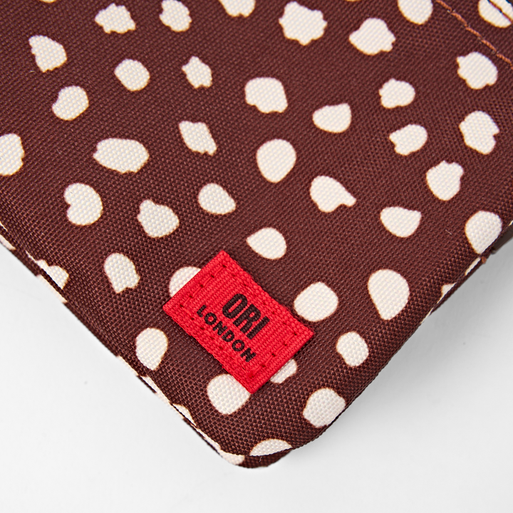 Carnaby Wallet in Brown Dot