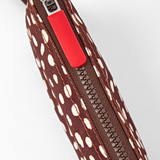 Carnaby Wallet in Brown Dot