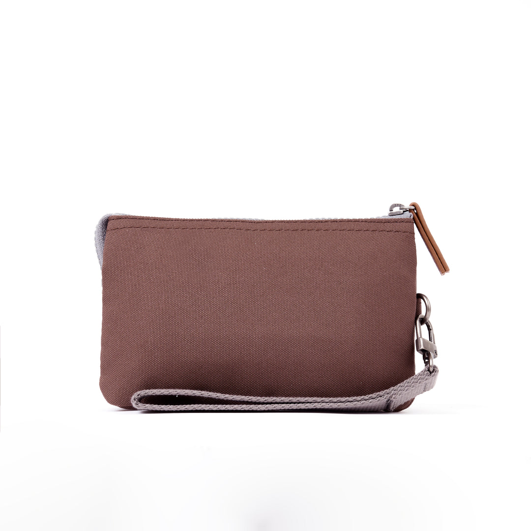 Carnaby Wallet in Cocoa With Strap