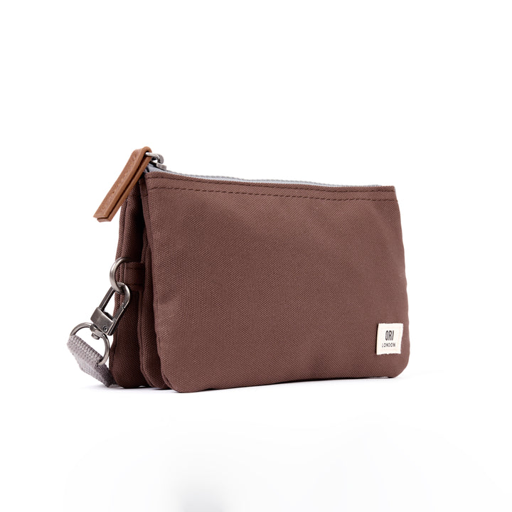 Carnaby Wallet in Cocoa With Strap