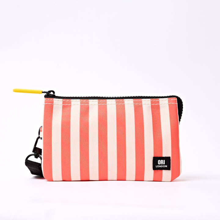 Carnaby Wallet in Coral Stripe