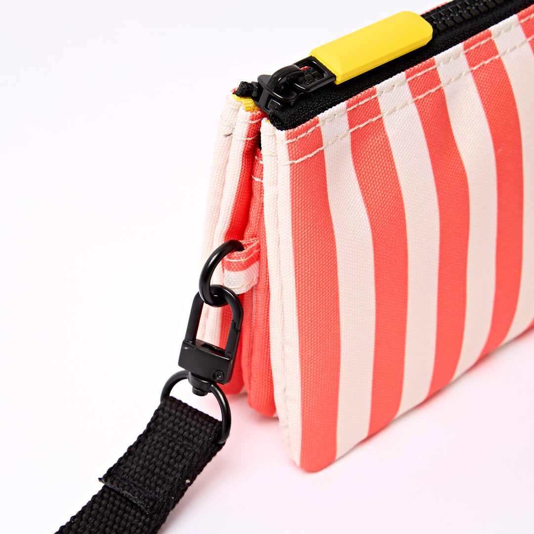 Carnaby Wallet in Coral Stripe