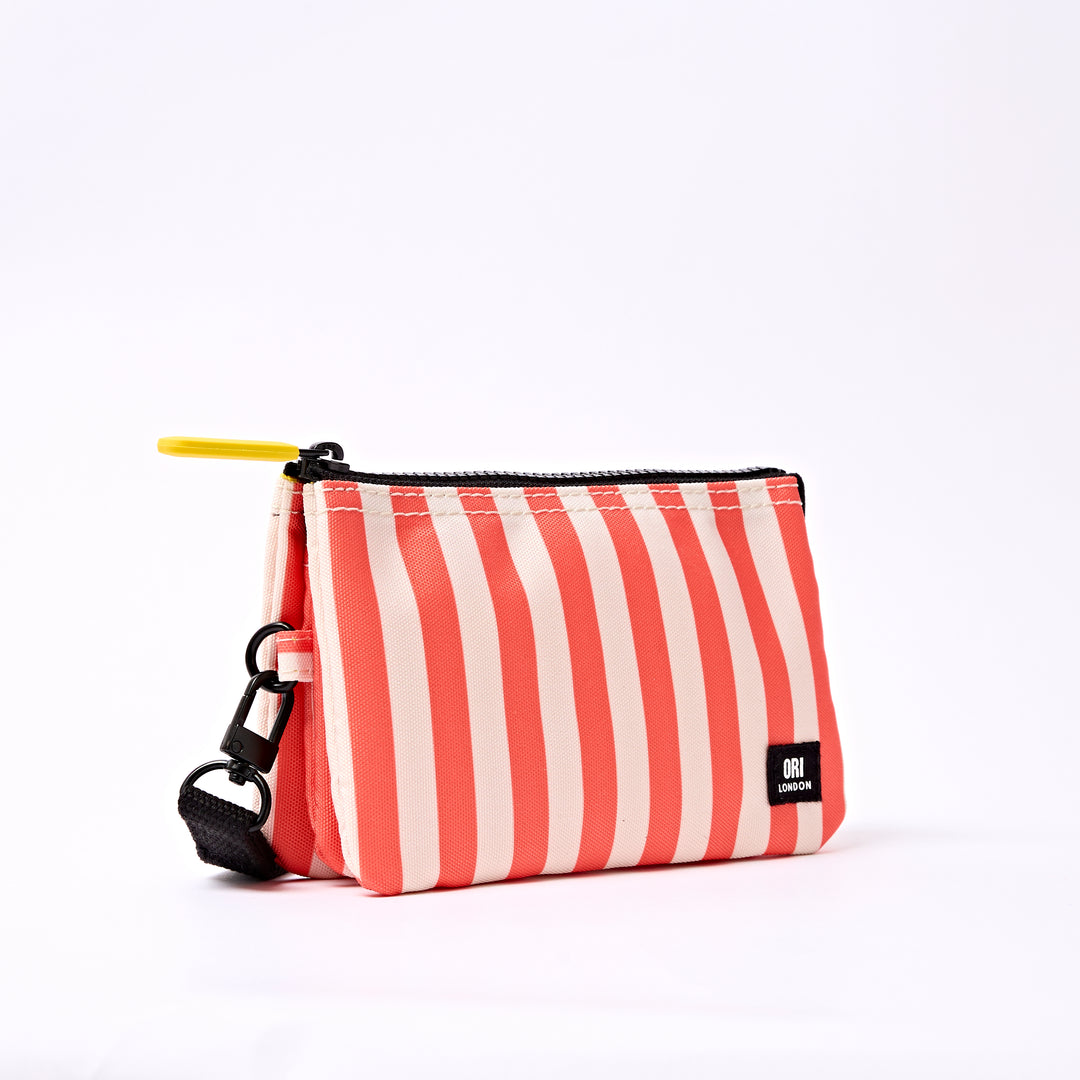 Carnaby Wallet in Coral Stripe