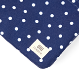 Carnaby Wallet in Navy Polka Dot