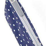 Carnaby Wallet in Navy Polka Dot