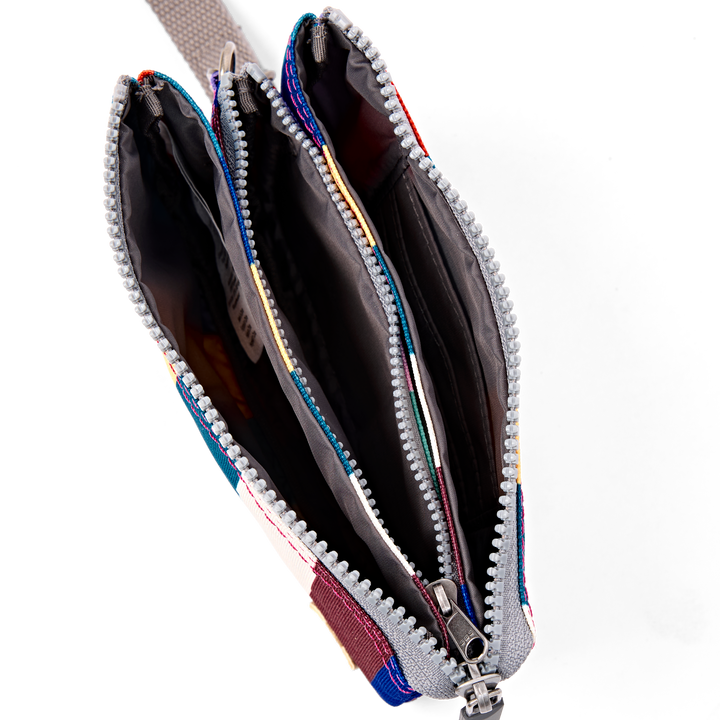 Carnaby Wallet in Wide Multi Stripe