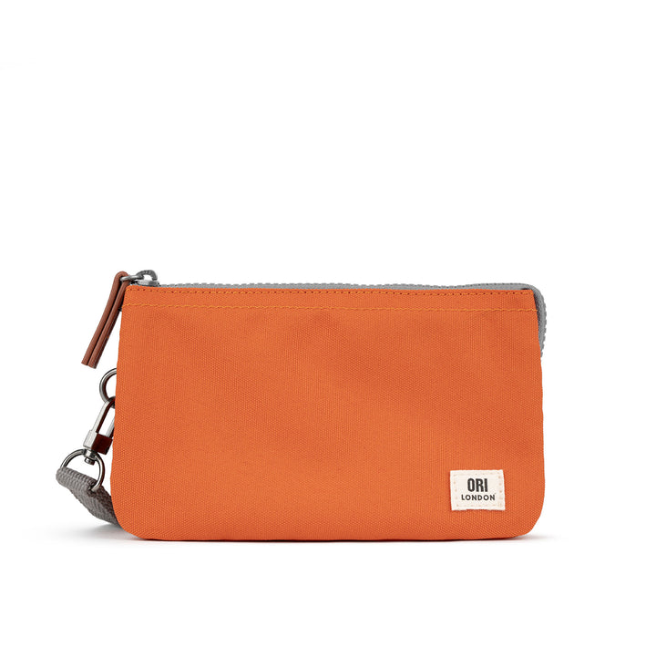 Carnaby with Wrist Strap Atomic Orange Recycled Canvas