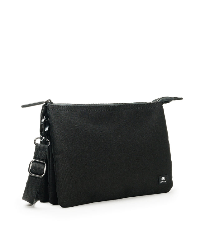 All Black Carnaby Crossbody Bag in Ash