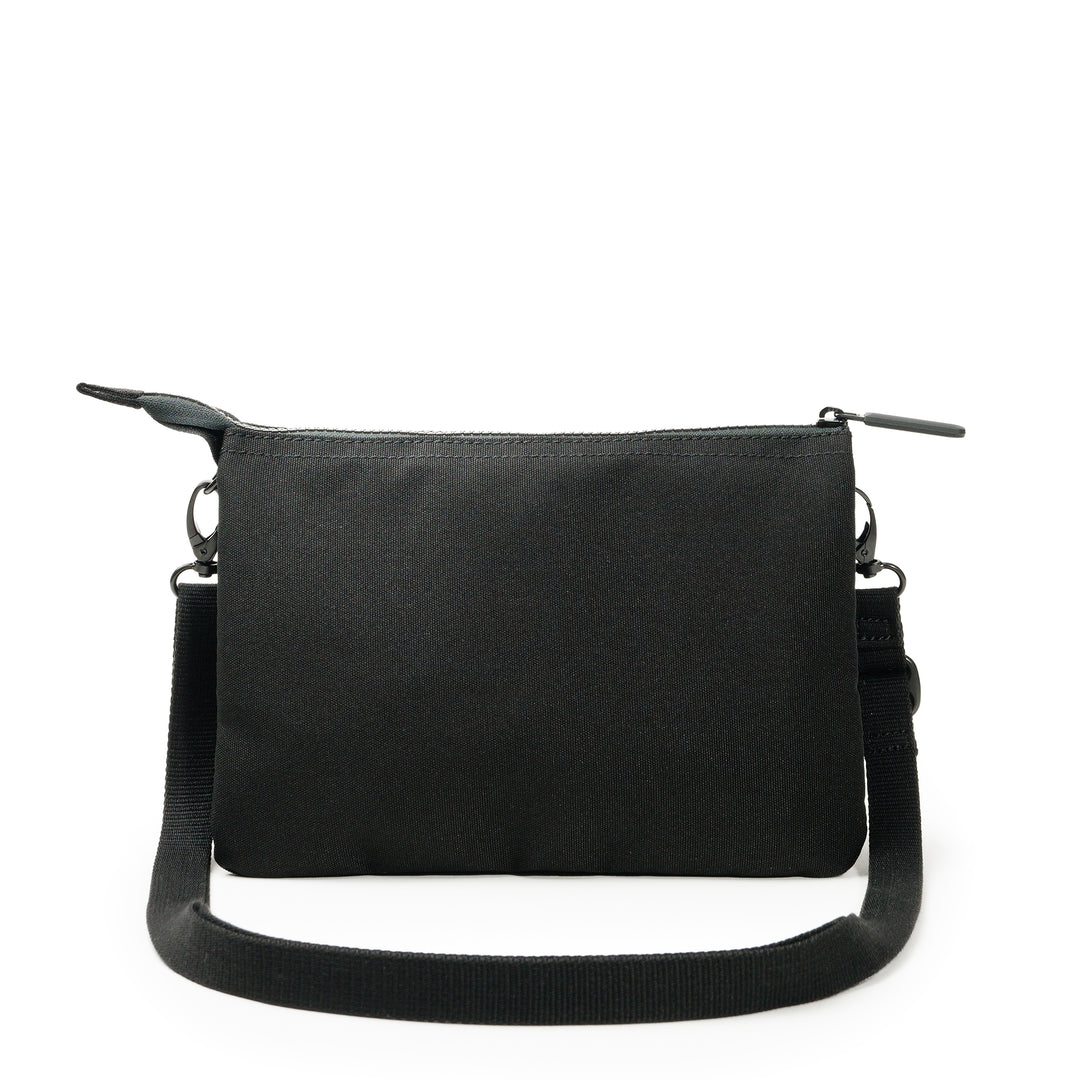 Carnaby Crossbody XL All Black Recycled Canvas