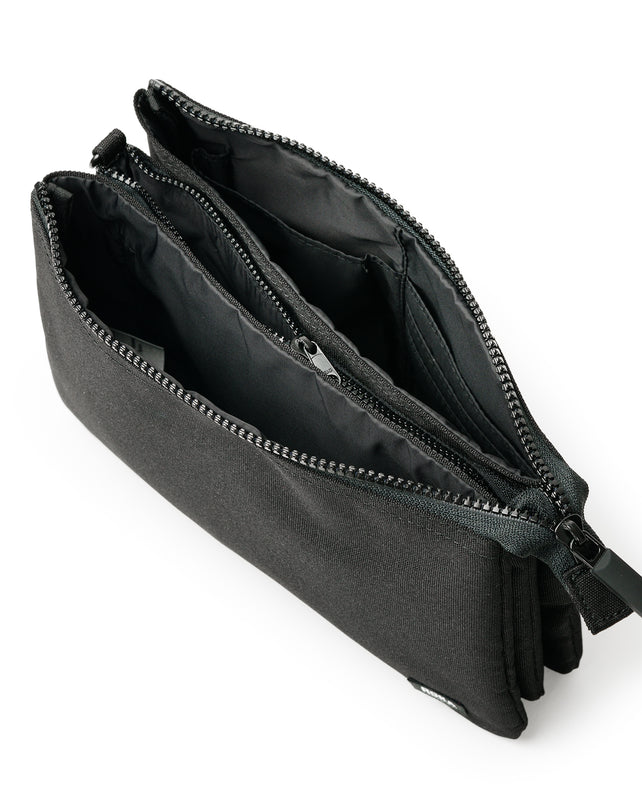 All Black Carnaby Crossbody Bag in Ash