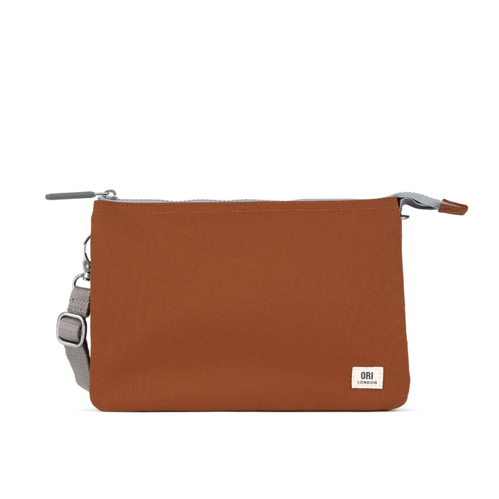 Carnaby Crossbody XL Bran Recycled Canvas