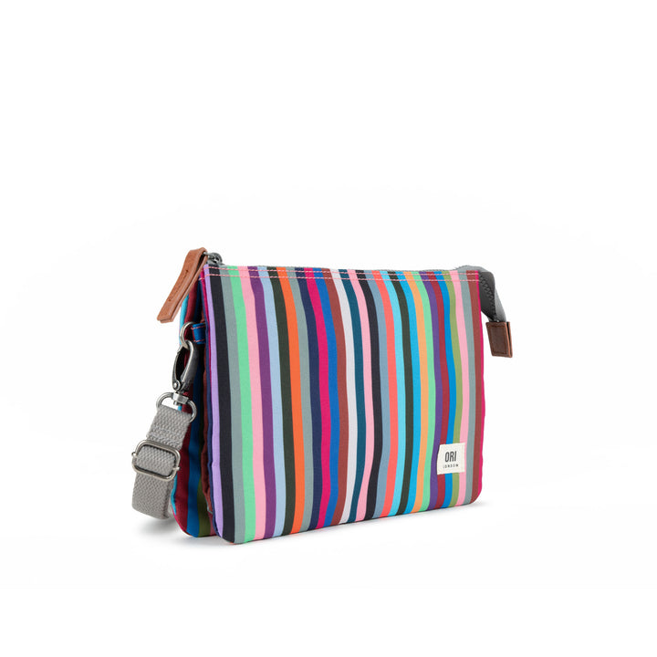 Carnaby Crossbody XL Multi Stripe Recycled Canvas