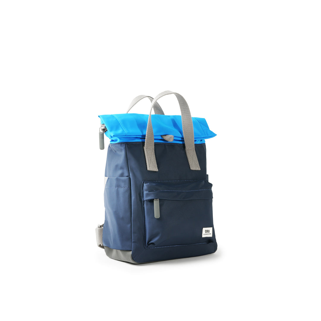 Creative Waste Canfield B Midnight / Blue Neon Recycled Nylon