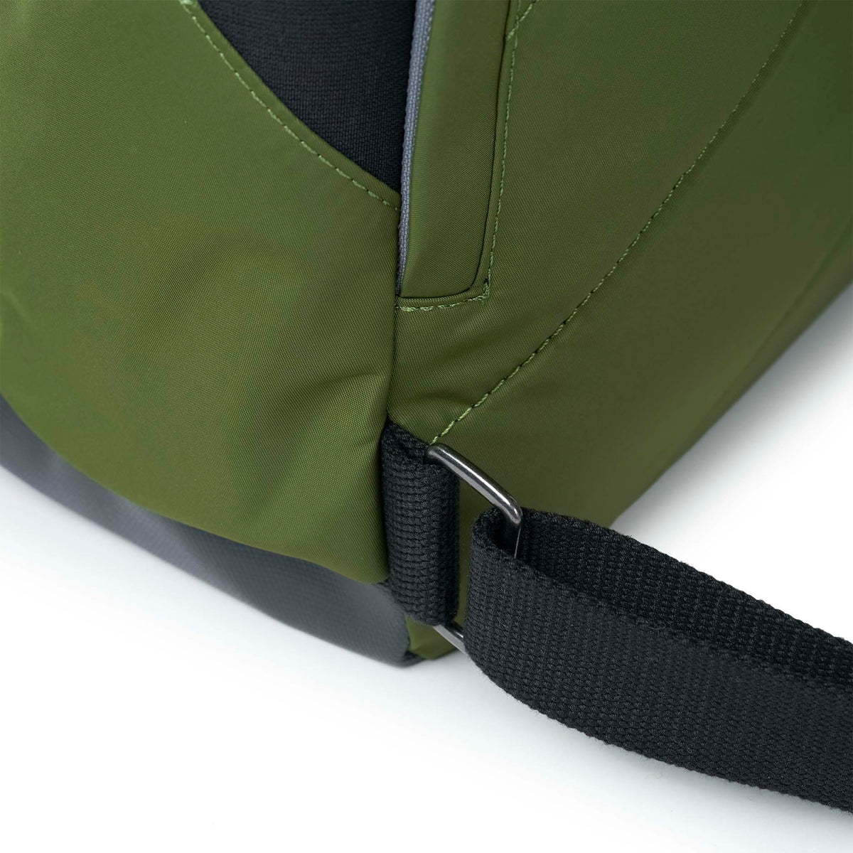 Black Label Canfield Roll Top Backpack in Avocado