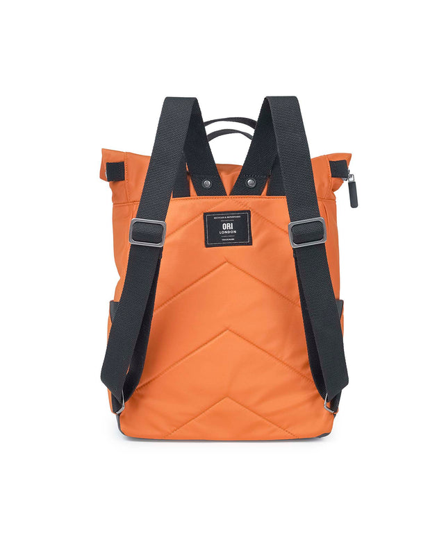 Black Label Canfield Roll Top Backpack in Burnt Orange